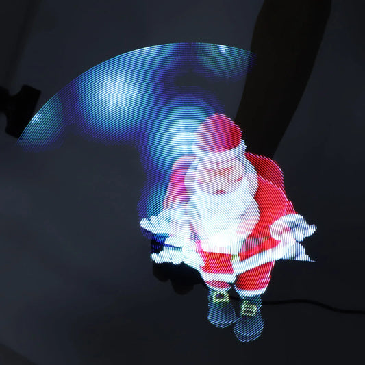 3D Hologram Fan LED Lights